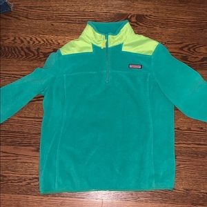 Vineyard Vines Fleece Quarter Zip | Medium